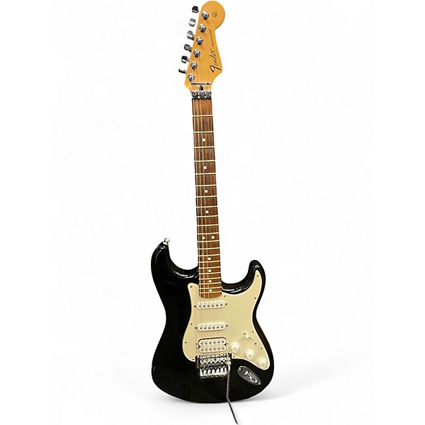 Used Fender MIM FLOYD ROSE STRATOCASTER Black Solid Body Electric Guitar
