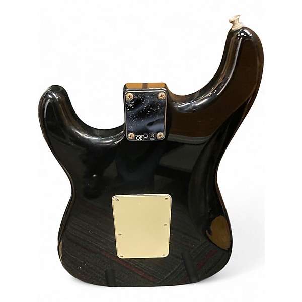 Used Fender MIM FLOYD ROSE STRATOCASTER Black Solid Body Electric Guitar