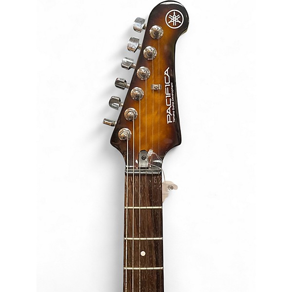 Used Yamaha Pacifica 2 Color Sunburst Solid Body Electric Guitar