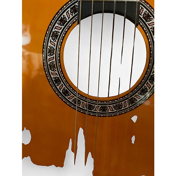 Used Carlo Robelli c-941n 3/4 Antique Natural Flamenco Guitar