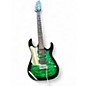 Used Ibanez GRX70QA GREEN Solid Body Electric Guitar thumbnail