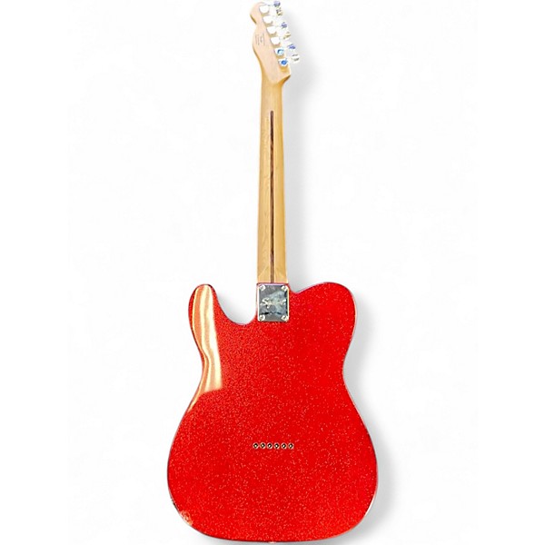 Used Squier Telecaster RED SPARKLE Solid Body Electric Guitar