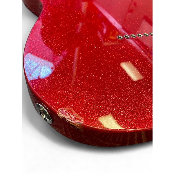 Used Squier Telecaster RED SPARKLE Solid Body Electric Guitar