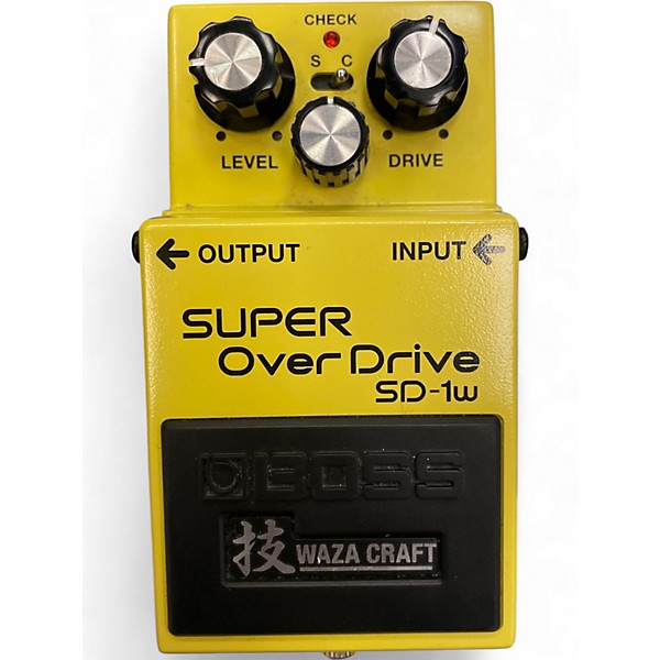 Used BOSS SD1W Super Overdrive Waza Craft Effect Pedal