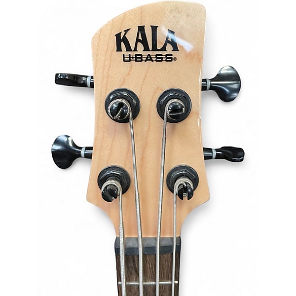 Used Kala UBASS Candy Apple Red Electric Bass Guitar