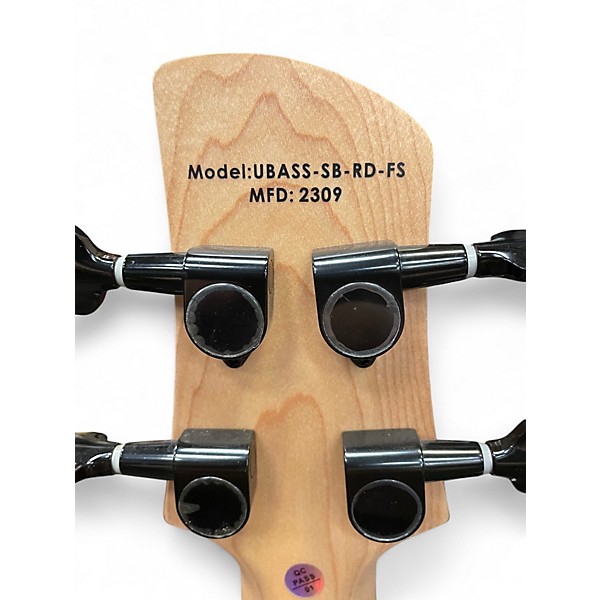 Used Kala UBASS Candy Apple Red Electric Bass Guitar