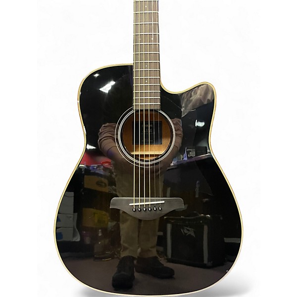 Used Yamaha A1M Black Acoustic Electric Guitar