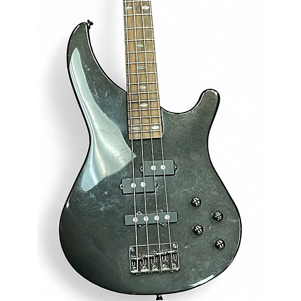 Used Mitchell MB200 GUN METAL GRAY Electric Bass Guitar