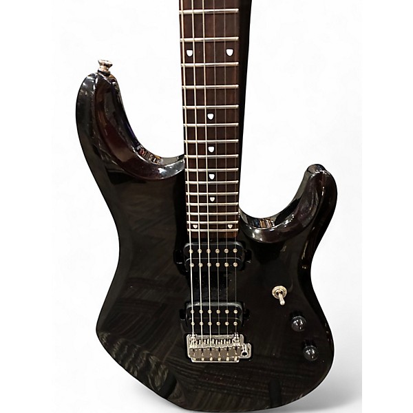Used Sterling by Music Man JP60 Metallic Black Solid Body Electric Guitar