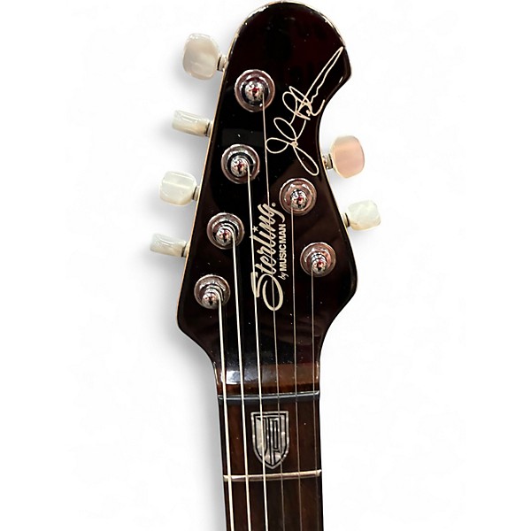 Used Sterling by Music Man JP60 Metallic Black Solid Body Electric Guitar