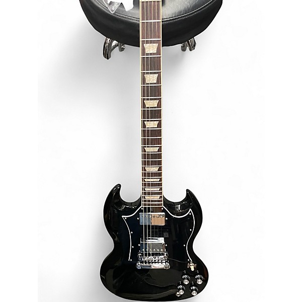 Used Gibson SG Standard Black Solid Body Electric Guitar