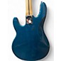Used OLP stingray Metallic Aqua Marine Electric Bass Guitar