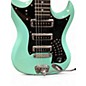 Used Hagstrom III Retroscape  Seafoam Green Solid Body Electric Guitar