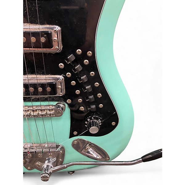 Used Hagstrom III Retroscape  Seafoam Green Solid Body Electric Guitar