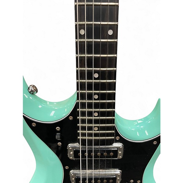 Used Hagstrom III Retroscape  Seafoam Green Solid Body Electric Guitar