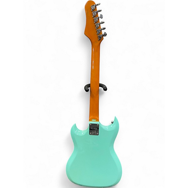 Used Hagstrom III Retroscape  Seafoam Green Solid Body Electric Guitar