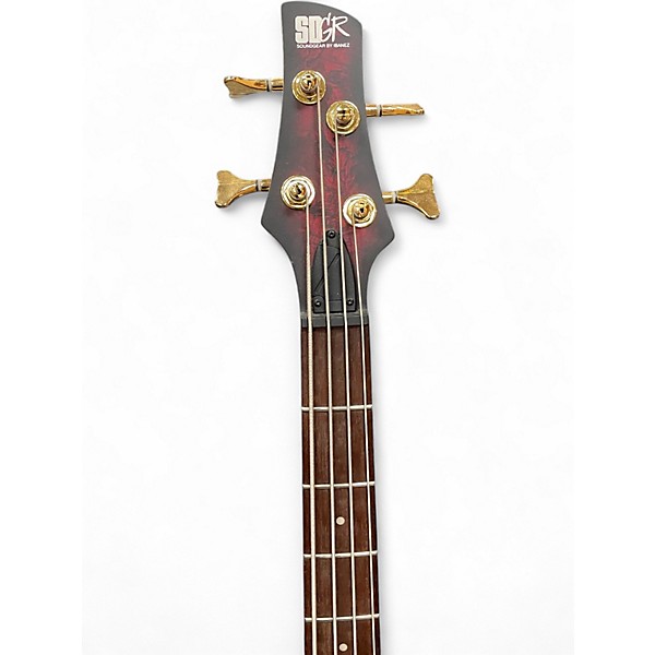 Used Ibanez SR300 Wine Red Electric Bass Guitar