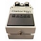 Used BOSS DS1 Limited-Edition Metallic White Effect Pedal