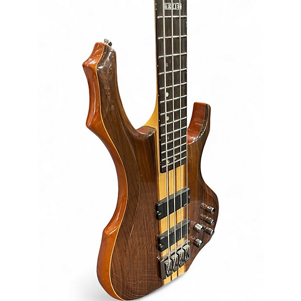 Used ESP LTD F-4E Natural Mahogany Electric Bass Guitar