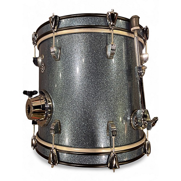 Used Ludwig 3 Piece BREAKBEAT 3 PIECE SPARKLE BLUE Drum Kit