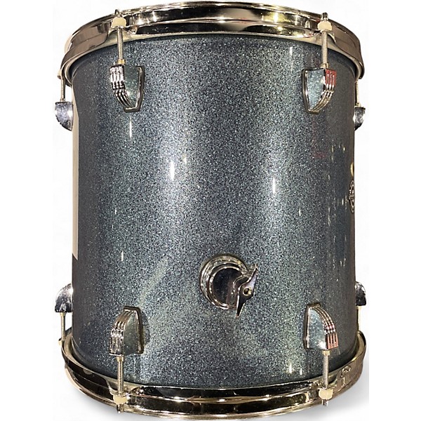 Used Ludwig 3 Piece BREAKBEAT 3 PIECE SPARKLE BLUE Drum Kit