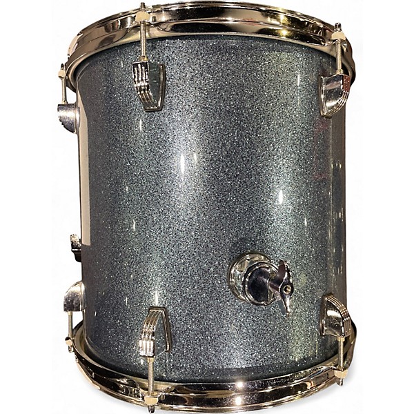 Used Ludwig 3 Piece BREAKBEAT 3 PIECE SPARKLE BLUE Drum Kit