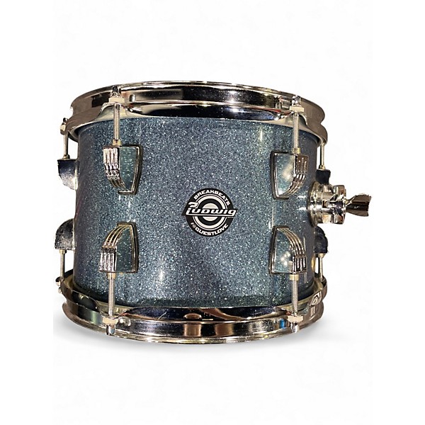 Used Ludwig 3 Piece BREAKBEAT 3 PIECE SPARKLE BLUE Drum Kit