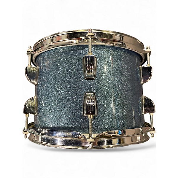 Used Ludwig 3 Piece BREAKBEAT 3 PIECE SPARKLE BLUE Drum Kit