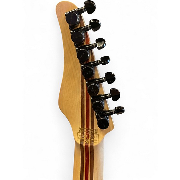 Used 2025 Schecter Guitar Research PT-7 SLS Gloss White Solid Body Electric Guitar