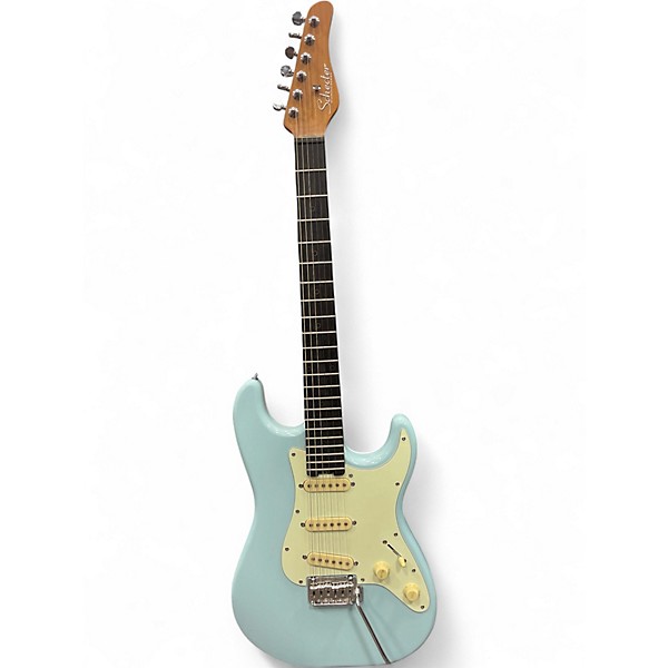 Used Schecter Guitar Research Nick Johnston Traditional Light Blue Solid Body Electric Guitar