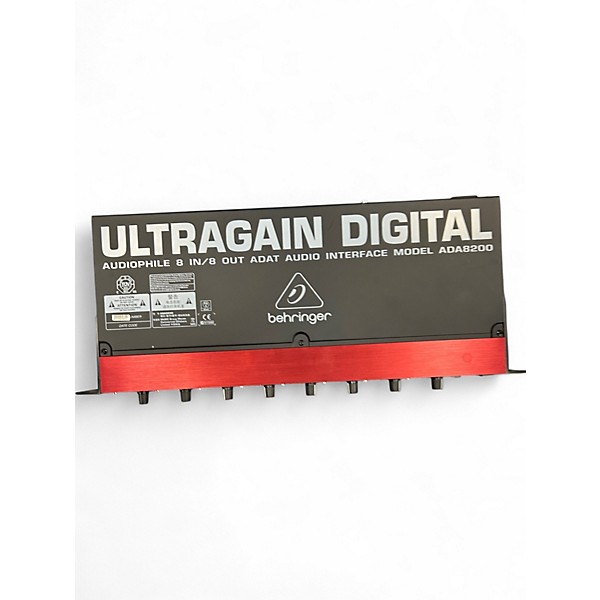 Used Behringer ultragain digital ada8200 Audio Interface
