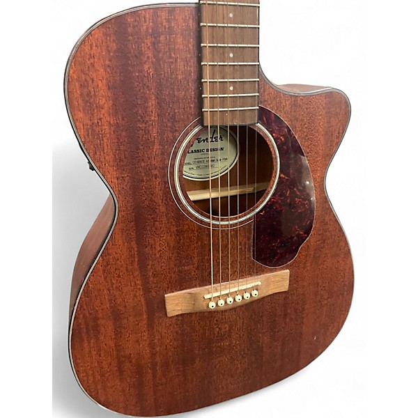 Used Fender CC60SCE Mahogany Acoustic Electric Guitar