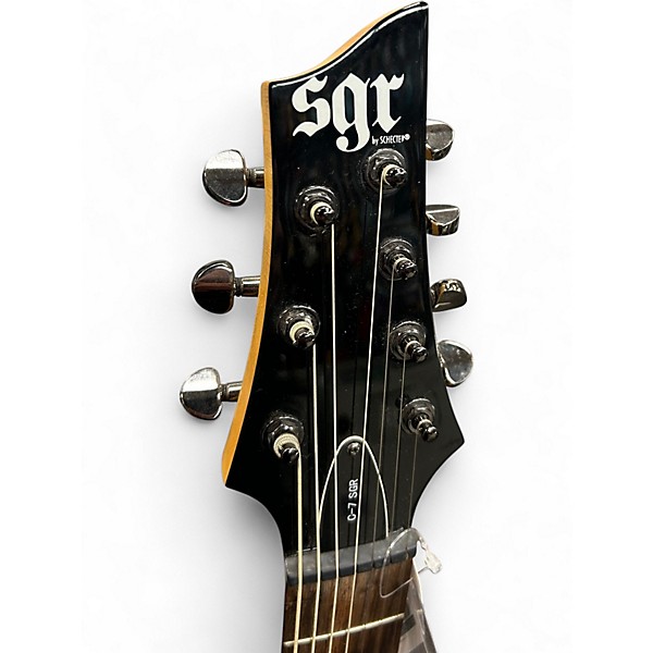 Used Schecter Guitar Research SGR C7 Silverburst Solid Body Electric Guitar