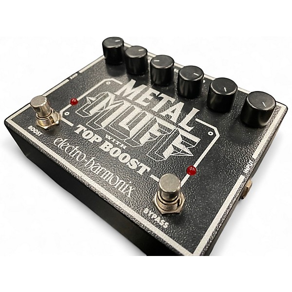 Used Electro-Harmonix Metal Muff Distortion With Top Boost Effect Pedal