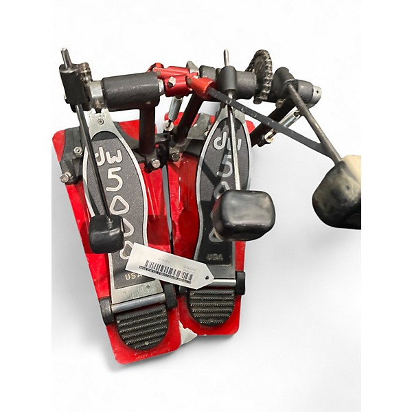 Used DW 5000 Series Double Double Bass Drum Pedal