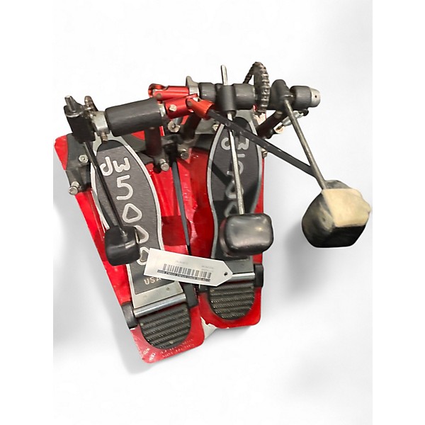 Used DW 5000 Series Double Double Bass Drum Pedal