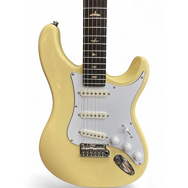 Used PRS SE Silver Sky MOON WHITE Solid Body Electric Guitar