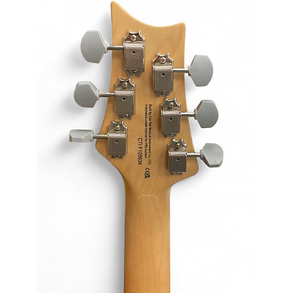 Used PRS SE Silver Sky MOON WHITE Solid Body Electric Guitar