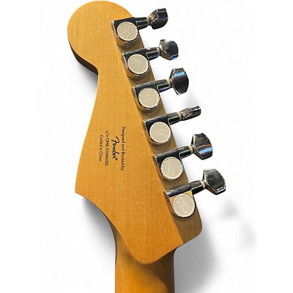 Used Squier Affinity Stratocaster Black Solid Body Electric Guitar