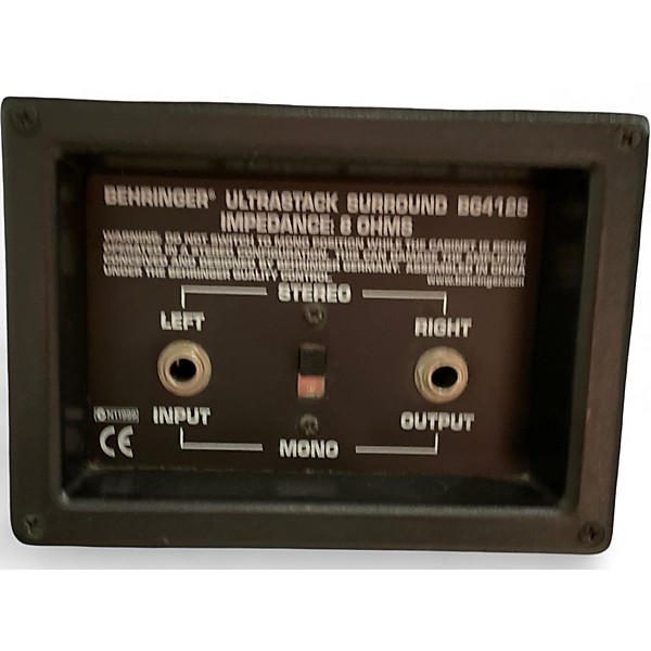 Used Behringer Ultrastack BG412S Guitar Cabinet