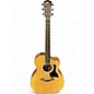 Used Taylor 114CE Natural Acoustic Electric Guitar thumbnail
