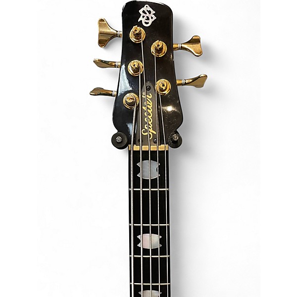 Used 2012 Spector NS5 USA 5 String bahama blue Electric Bass Guitar