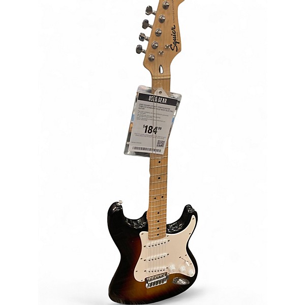 Used Squier Affinity Stratocaster Tobacco Sunburst Solid Body Electric Guitar