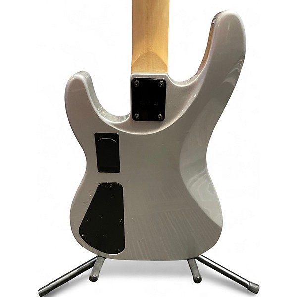 Used Jackson Dave Ellefson Signature CBX Silver Electric Bass Guitar