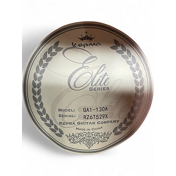 Used Kepma ELITE SERIES GA1-130A Natural Acoustic Electric Guitar