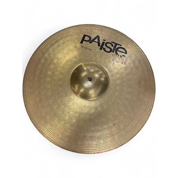 Used Paiste 16in 101 BRASS CRASH Cymbal