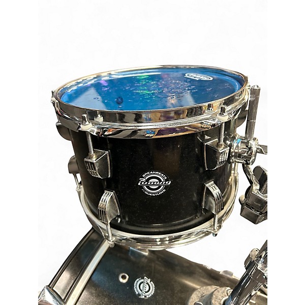 Used Ludwig 4 Piece Breakbeats By Questlove Black Drum Kit