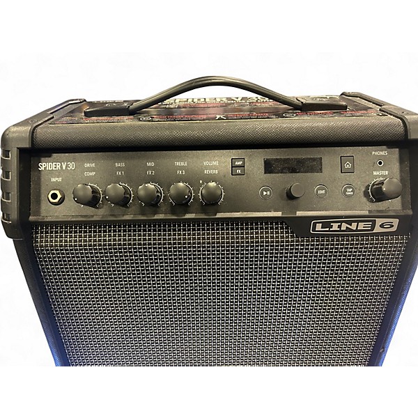 Used Line 6 Spider V 30 1x8 Guitar Combo Amp