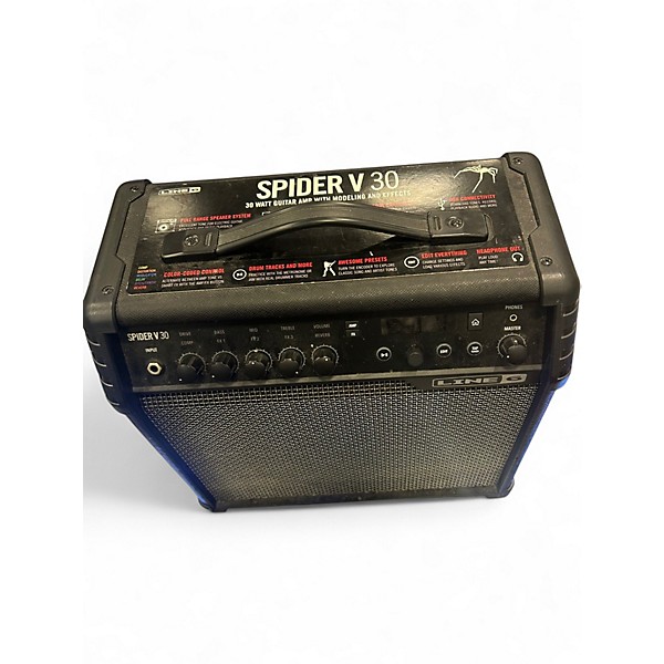 Used Line 6 Spider V 30 1x8 Guitar Combo Amp