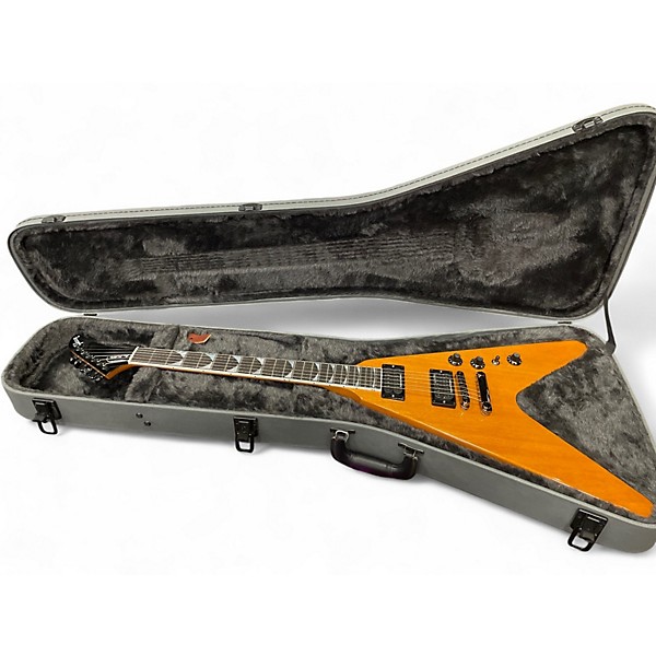 Used Gibson DAVE MUSTAINE FLYING V NATURAL Solid Body Electric Guitar